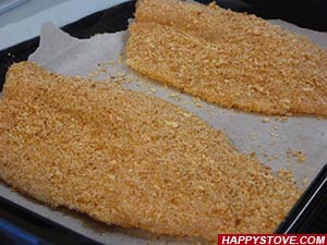 Oven Baked Breaded Tilapia - By happystove.com