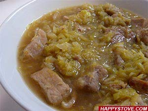 Cabbage and Pork Stew - by Happystove.com
