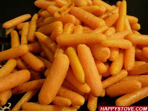 Butter Fried Baby Carrots - By happystove.com