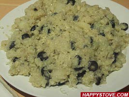 Cauliflowers with Anchovies and Black Olives - By happystove.com