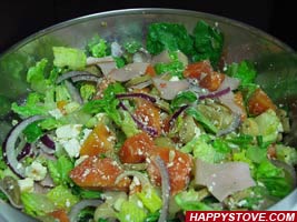 Papaya and Feta Cheese Salad