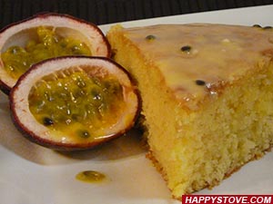 Passion Fruit and Yogurt Cake - By happystove.com