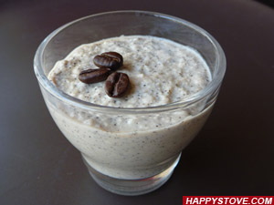 Coffee Flavored Ricotta Cheese Mousse - By happystove.com